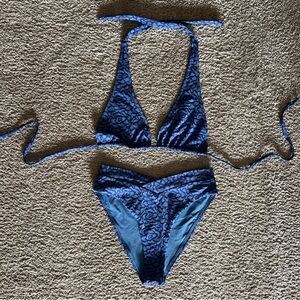 Blackbough Bikini Set - Midnight Jacquard